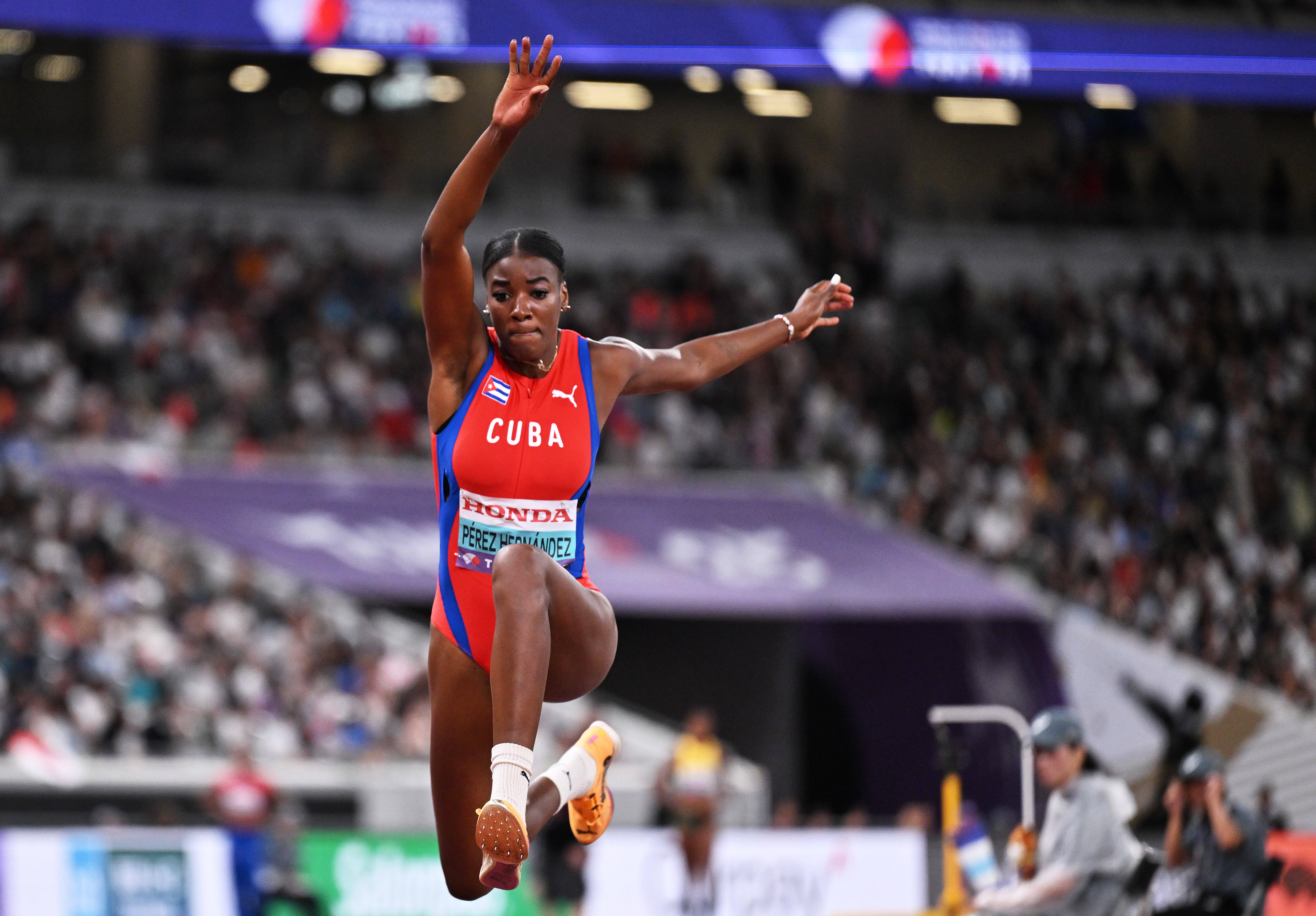 古巴运动员夺得田径项目冠军